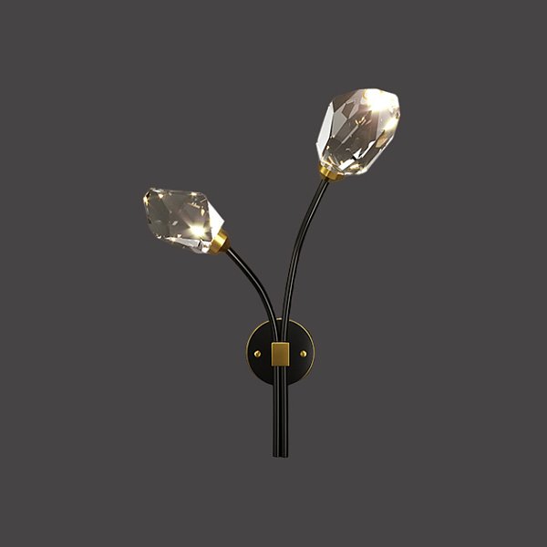 Настенный светильник CRISTEL C WALL L38 Left Black by ImperiumLoft