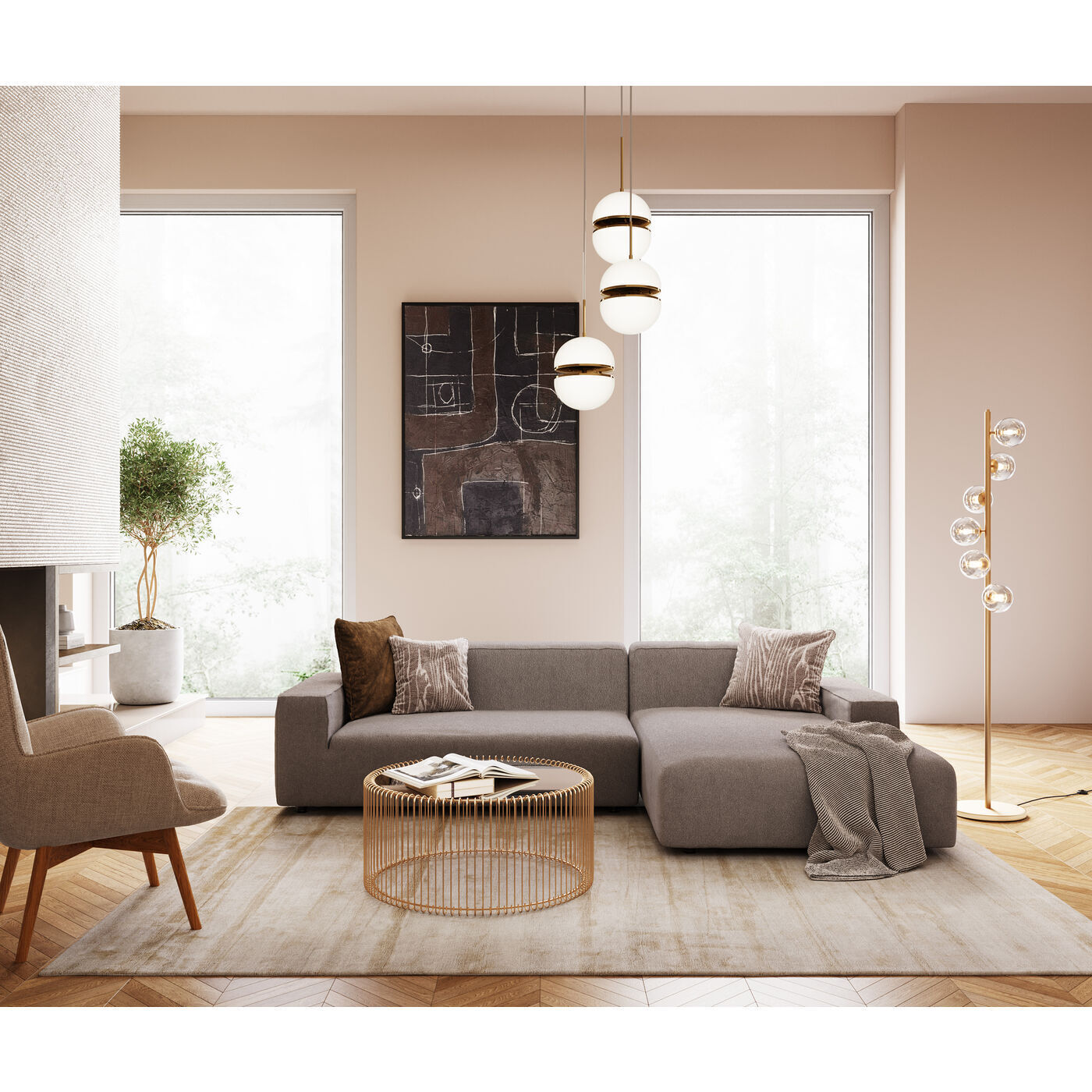 Диван угловой KARE Freistil 40059