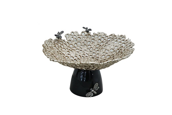 Блюдо декоративное "Соты" металлическое Garda Decor 69-219004