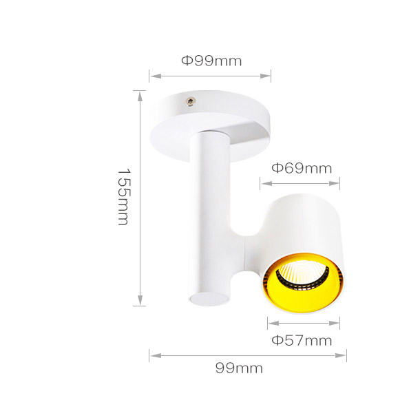 Точечный светильник RESTON PLANK L2 4000 К by ImperiumLoft