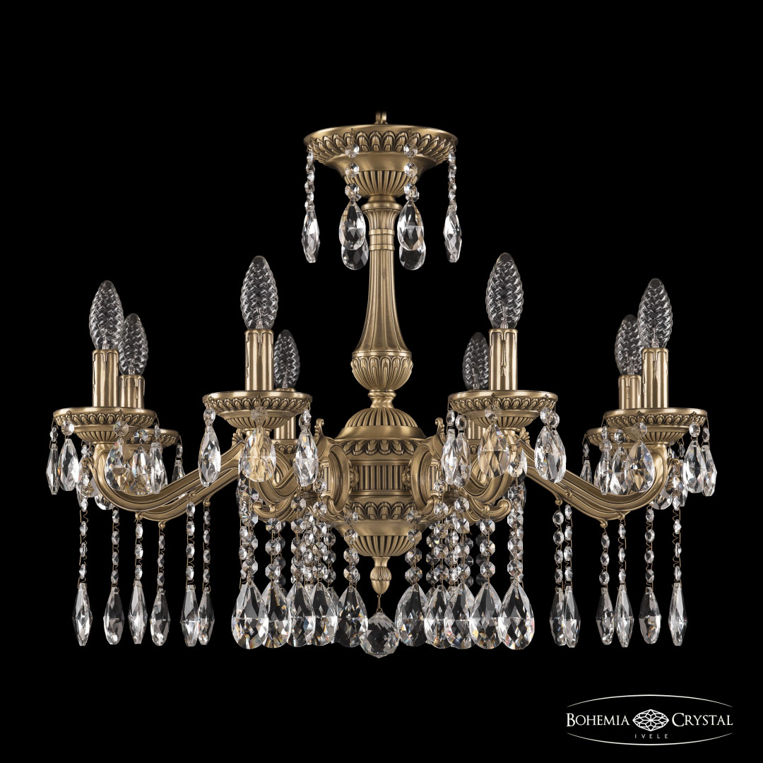 Люстра бронзовая с хрусталём 75102/8/210 A FP