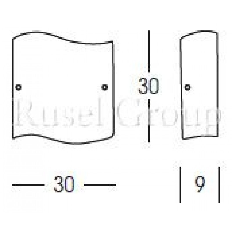Настенно-потолочный светильник Linea Light Onda 327B921