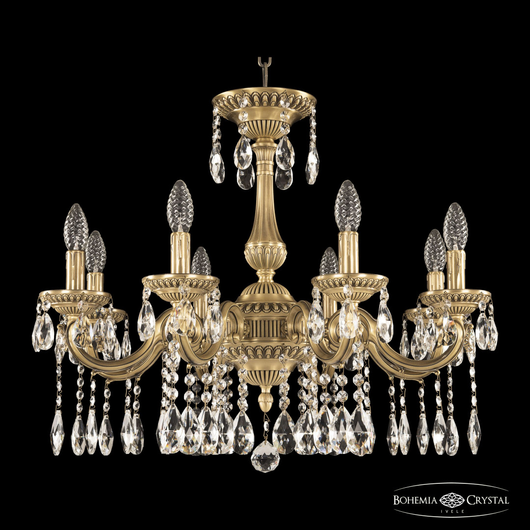 Люстра бронзовая с хрусталём 75101/8/210 A FP