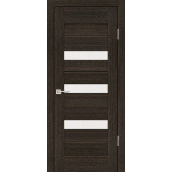 Межкомнатная дверь Graf PS-09 белый сатинат Мокко (2000 х 800)