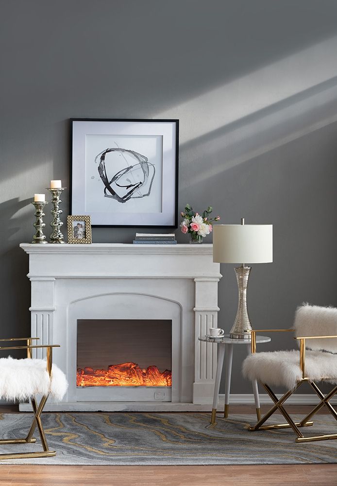 Светильник настольный с абажуром Glasar 77423CE