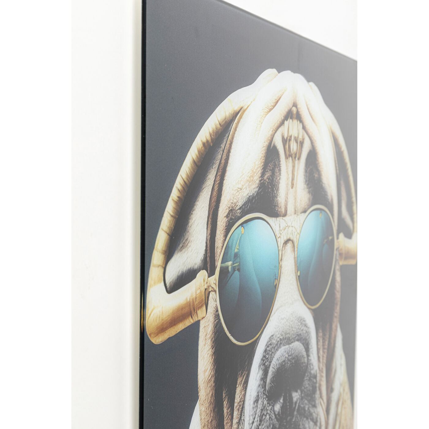 Картина стеклянная Fashion Dog 60x80 см KARE 57008