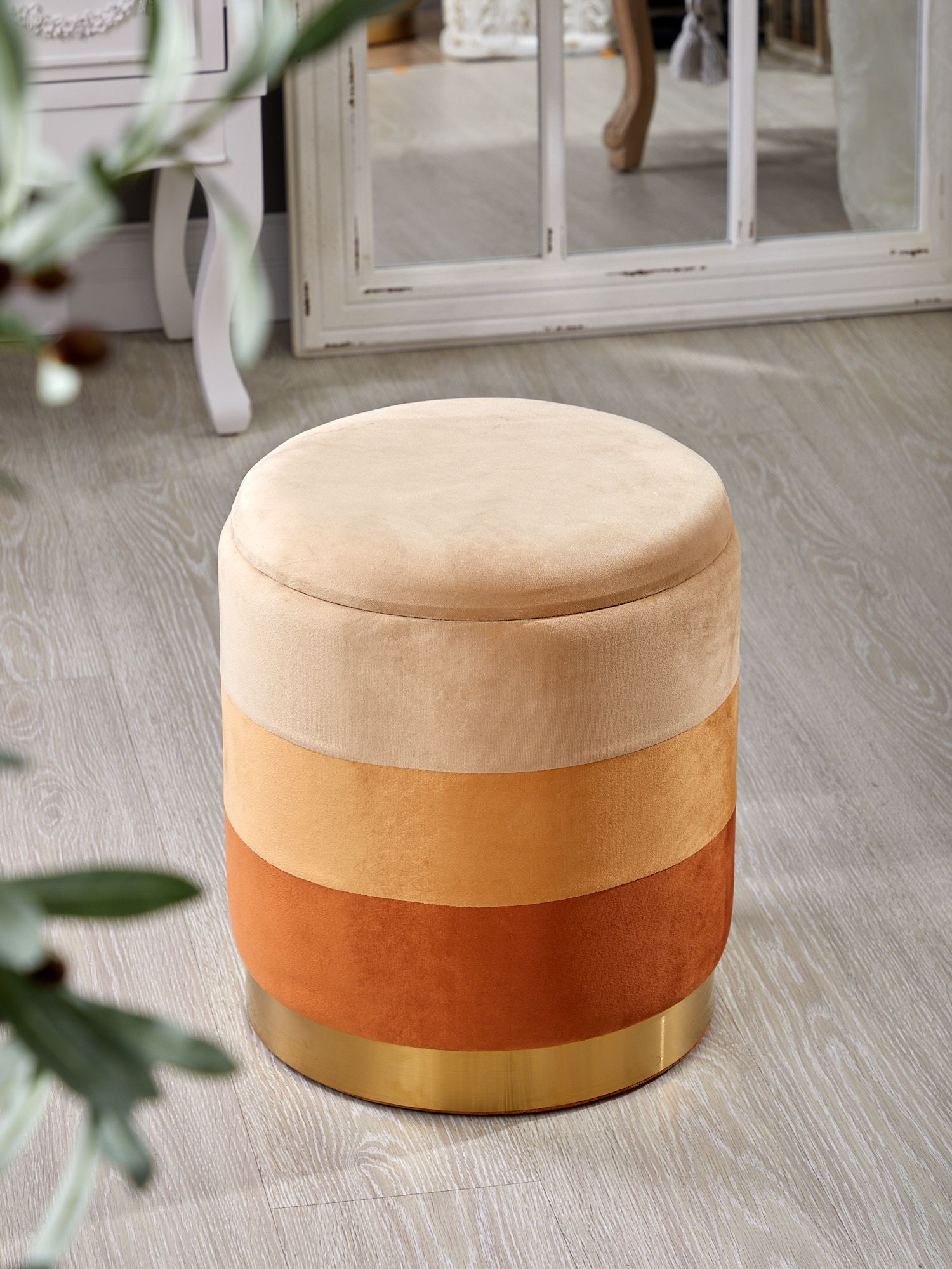 Пуф с крышкой Glasar 49-332B