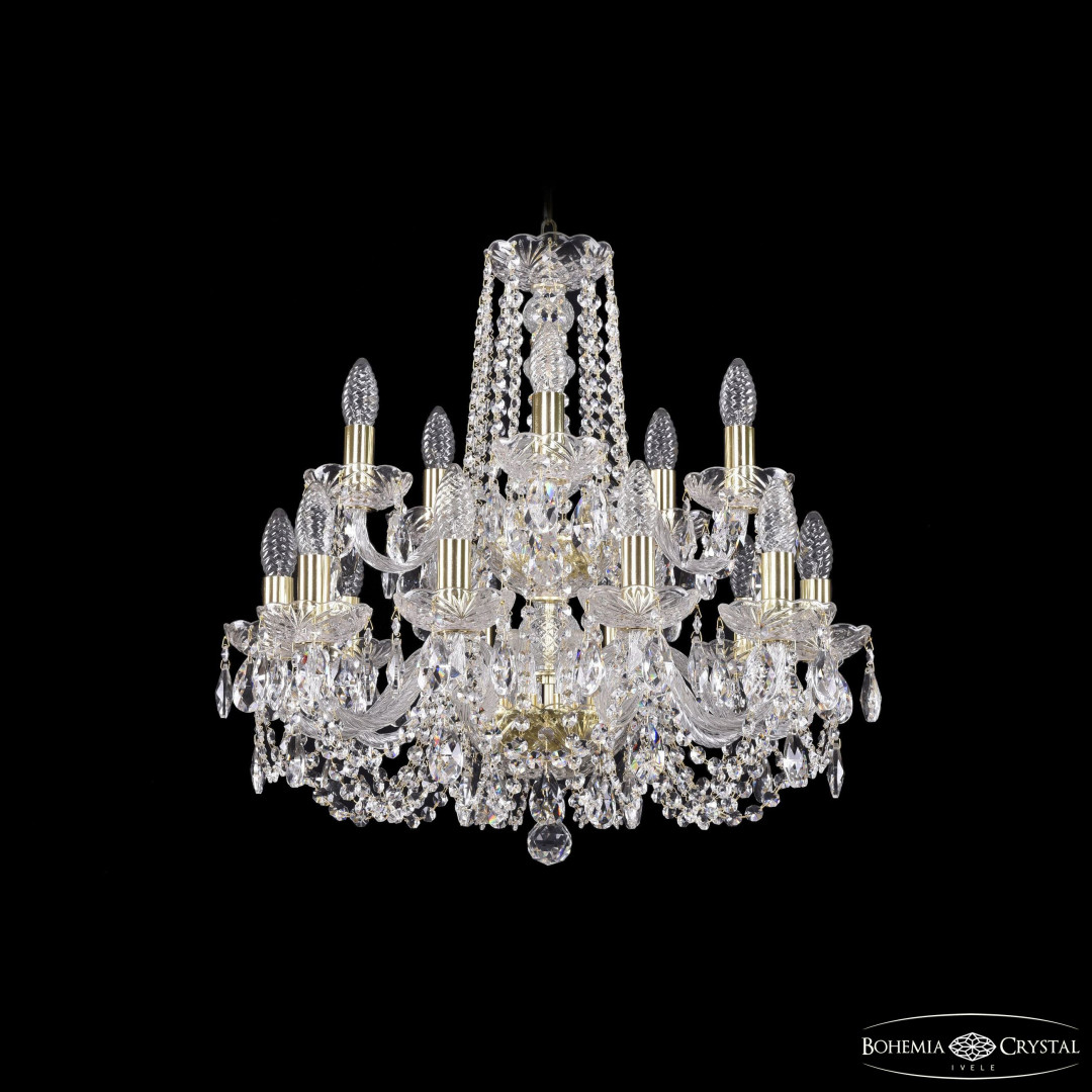 Люстра хрустальная 1402/10+5/195/2d G