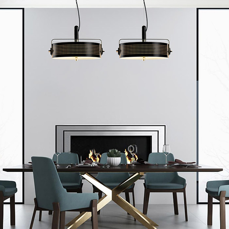 Подвесная люстра SPAN D25 Black by ImperiumLoft