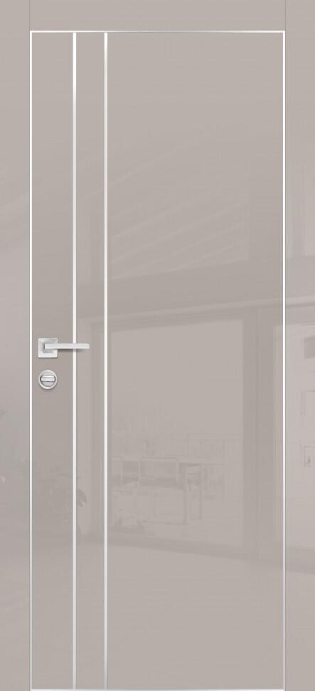 Межкомнатная дверь Graf HGX-14 Латте глянец (1900 х 550)