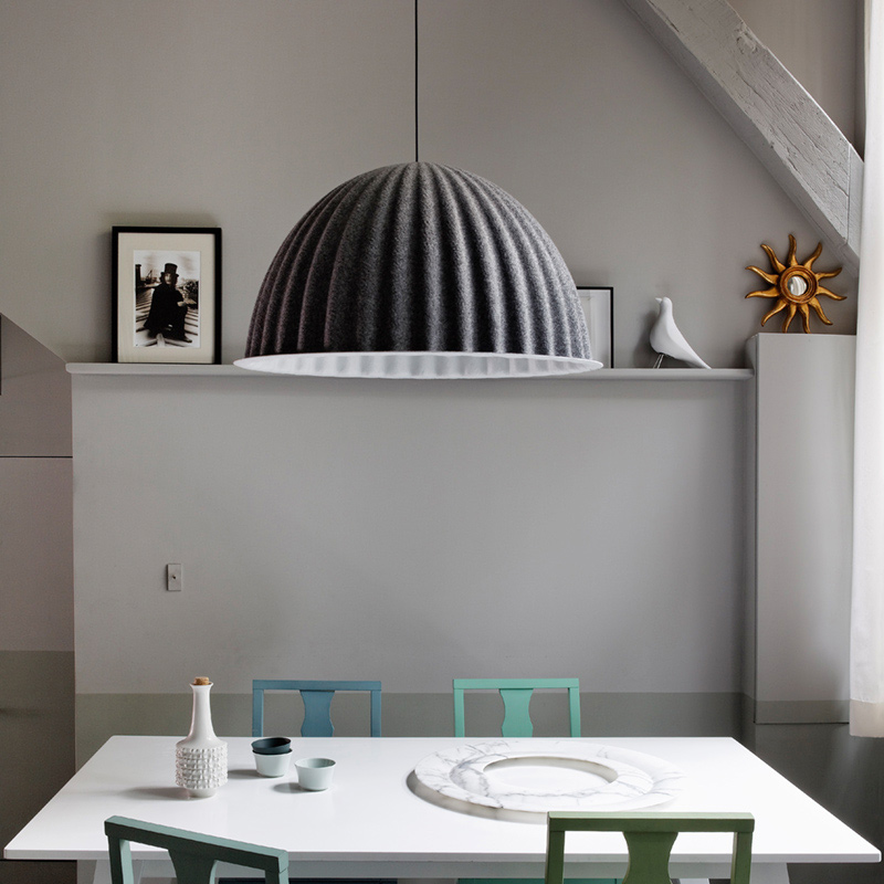 Подвесной светильник Under the bell D32 Black by ImperiumLoft