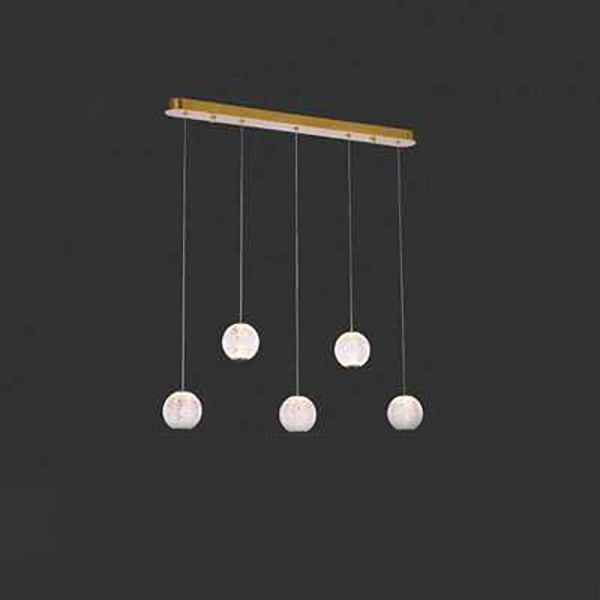 Подвесной светильник STORMS MORE L5 Gold Планка by ImperiumLoft