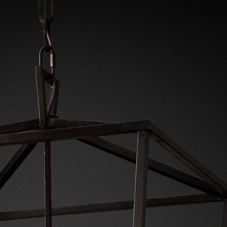 Люстра Restoration Hardware English Openwork 12" Aged Iron