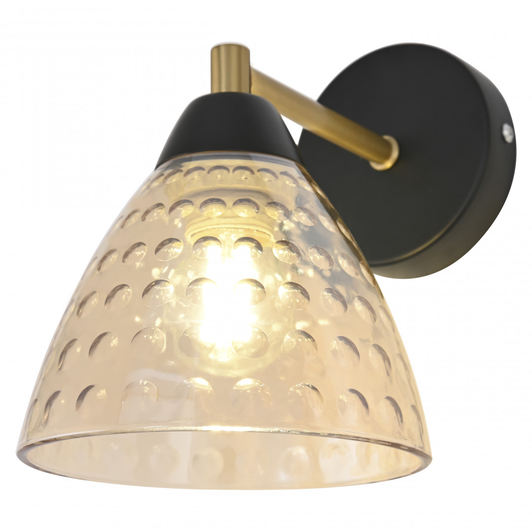 Бра с плафоном 330754/1W BK+AB Arte Milano