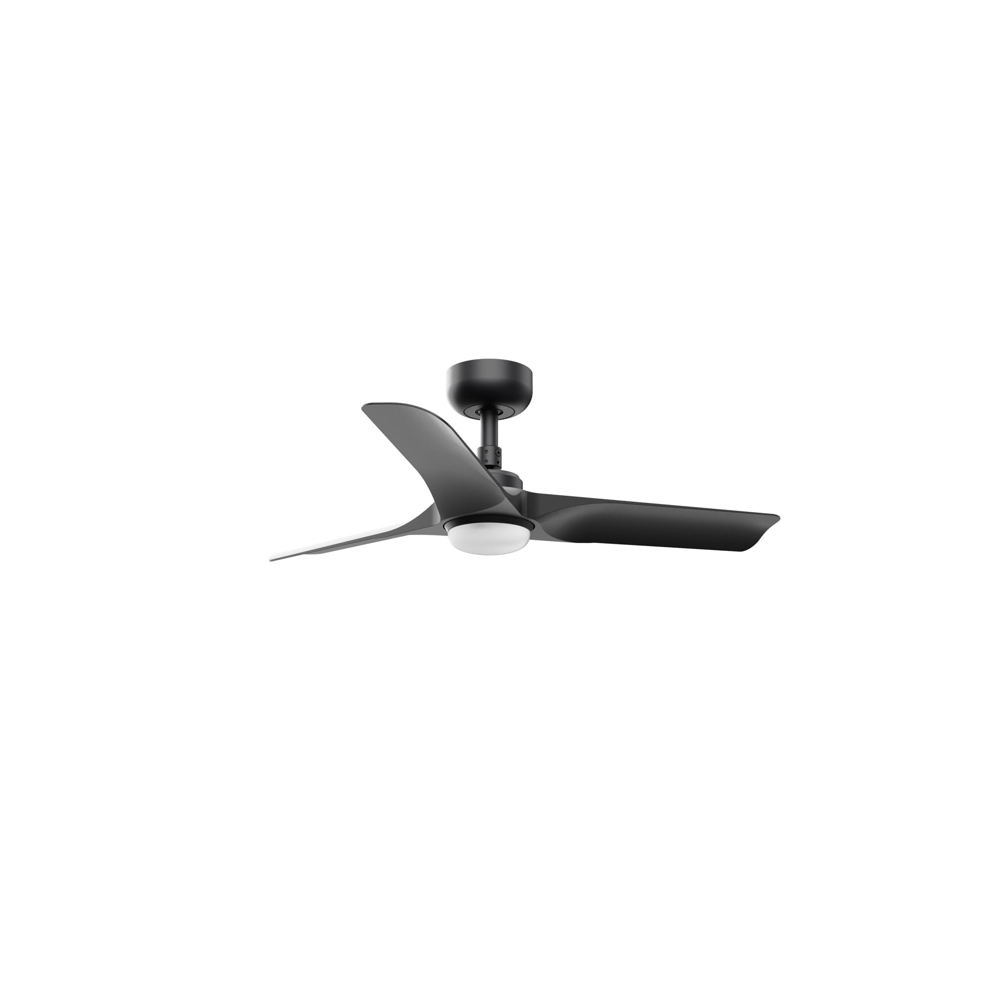 Потолочный вентилятор HEY S Ш900mm черный 3 P черный LED 18W CCT Faro