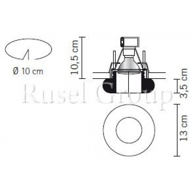 Встраиваемый светильник Fabbian Tondo D27 F61 00