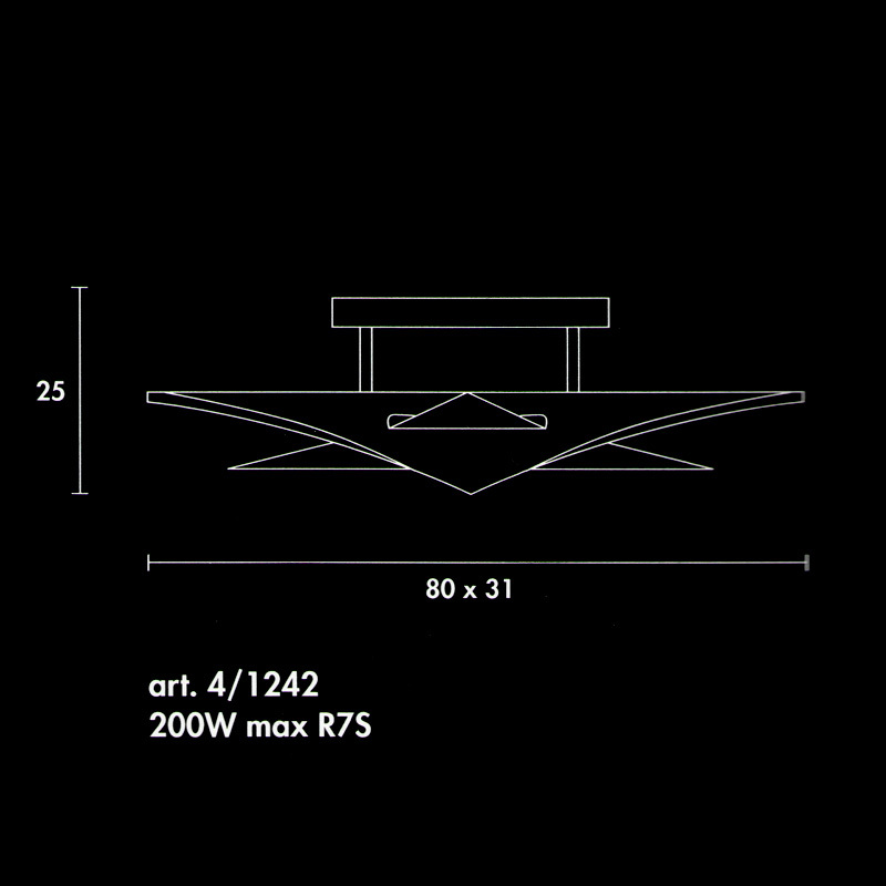 Потолочный светильник Sothis 4/1242-E-43