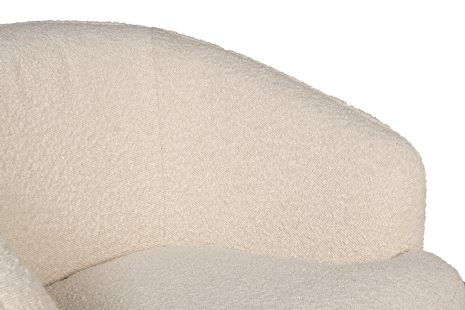 Кресло поворотное букле бежевое Garda Decor 58DB-56304