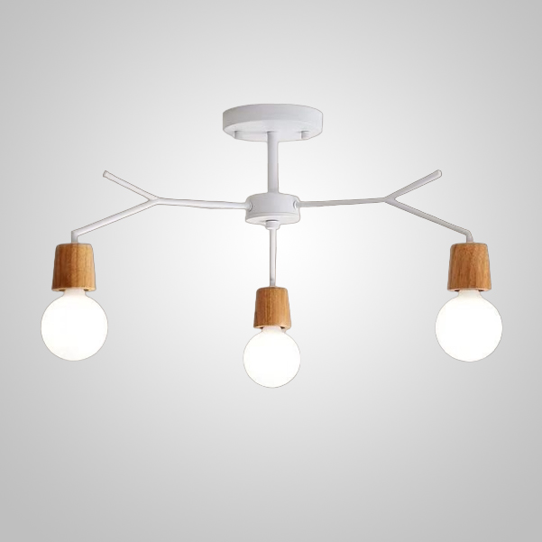 Люстра на штанге LES L3 White by ImperiumLoft