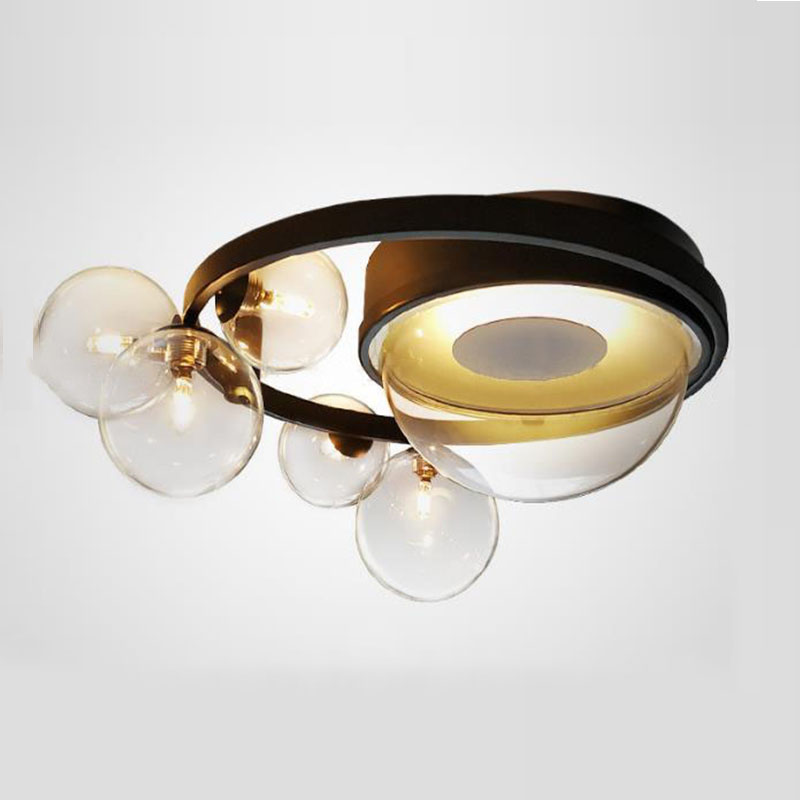 Потолочная люстра на кольцевом каркасе IONA CORE D47 by ImperiumLoft