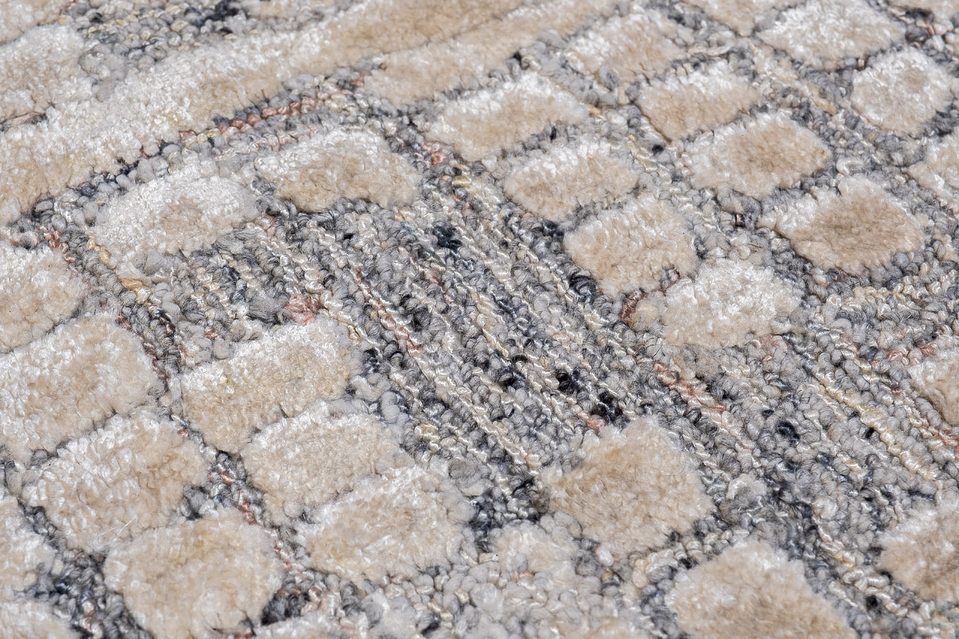 Ковер Wilton 2х3м, 60% бамбук, 40% шерсть Garda Decor 75-WLN-02 200*300