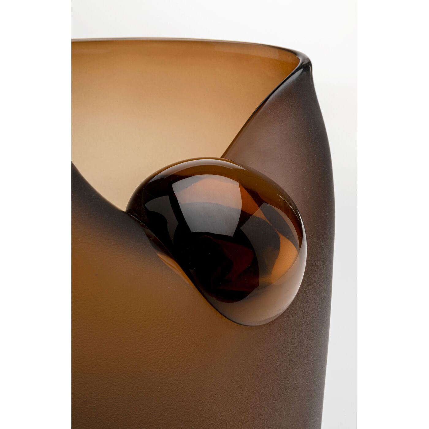 Ваза Buckle Brown 21cm KARE 56831