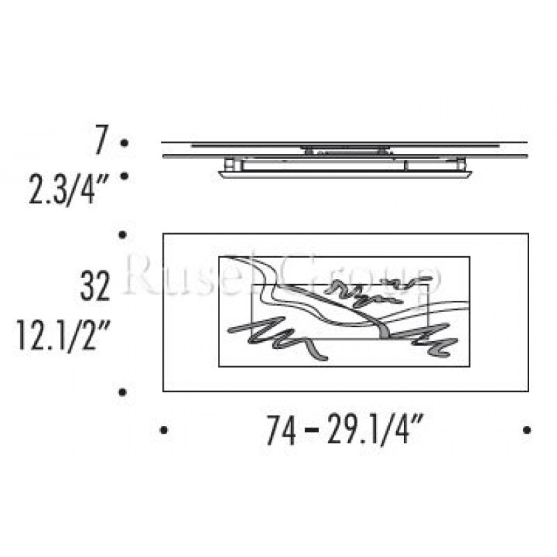 Настенный светильник LEUCOS LAGUNA P74 Canal