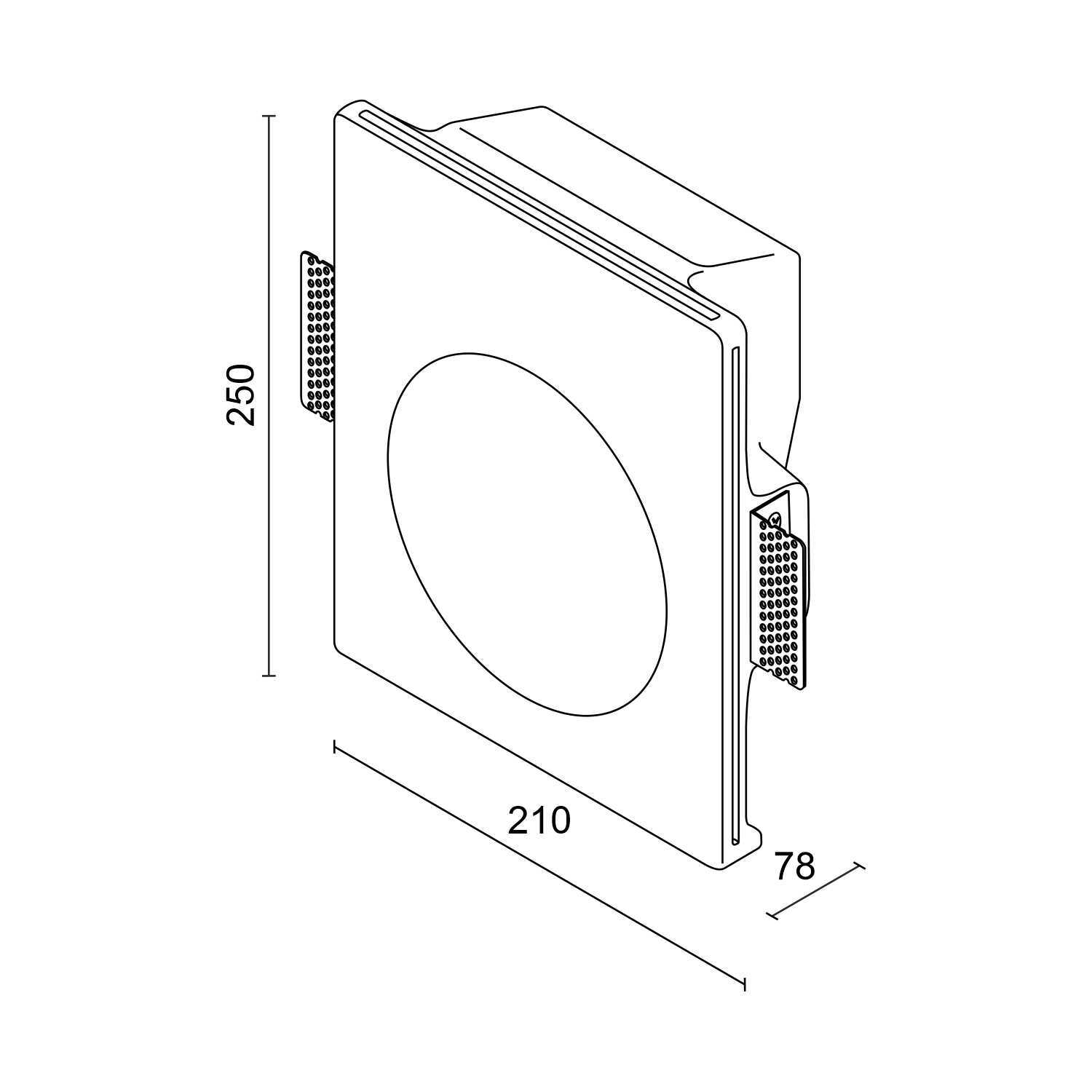 Встраиваемый гипсовый светильник для стен и ступеней Ledron MW3013 Встраиваемый гипсовый светильник для стен и ступеней Ledron MW3013