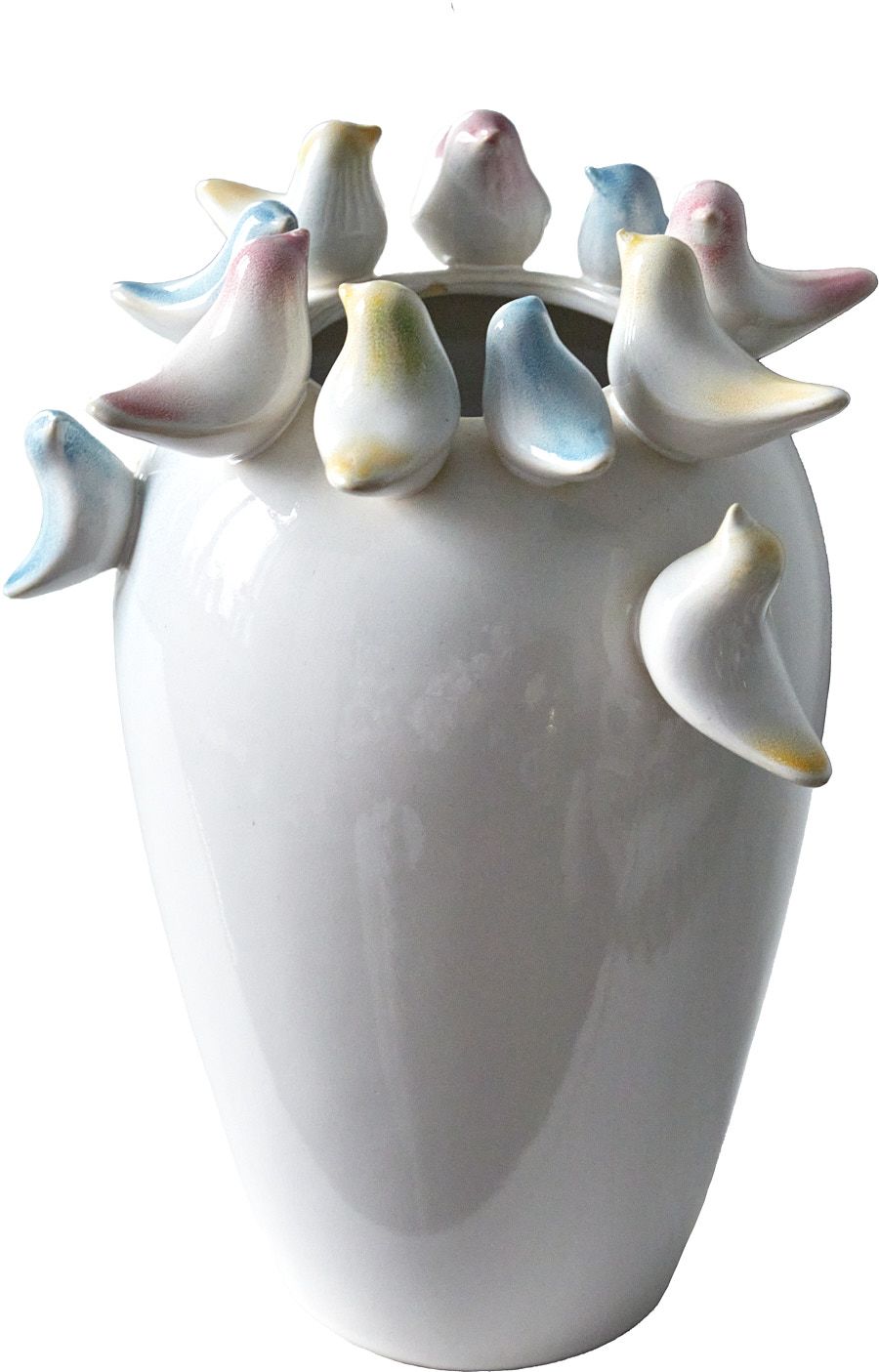 Ваза с птичками Glasar 74-046