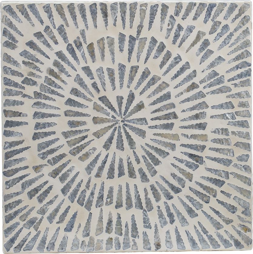 Столик акцентный с отделкой из раковин устриц Glasar 49923