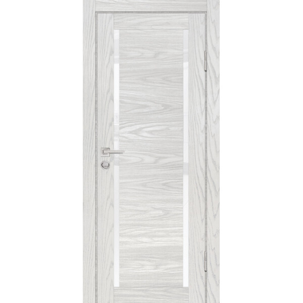 Межкомнатная дверь Graf PSM-9 белоснежный лакобель Дуб скай бежевый (1900 х 550)