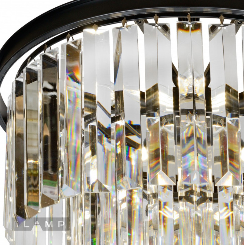 Каскадная люстра iLamp 6101-500 BK