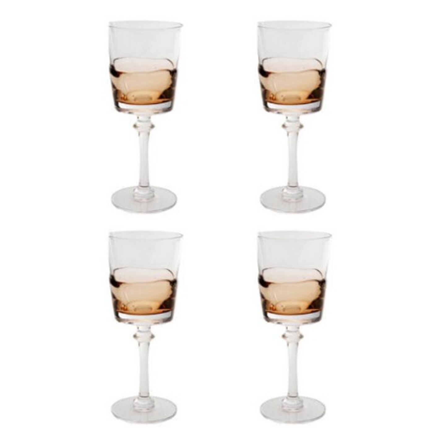 Бокал для красного вина Mimi Amber 21cm (4/part) KARE 46937