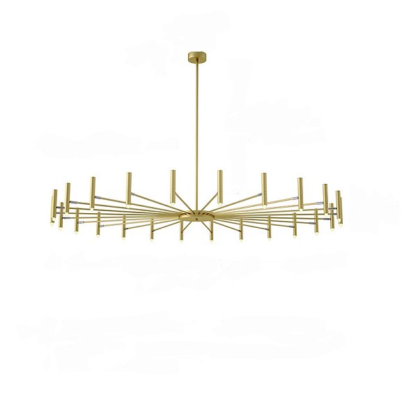 Люстра POP P40 Chandelier 24 lamps D180 Mod.A Gold by ImperiumLoft