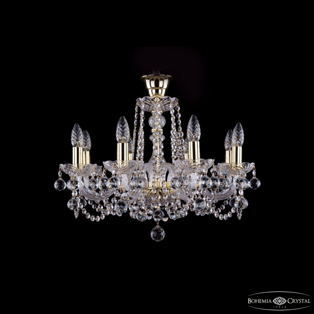 Люстра хрустальная 1402/8/195 G Balls tube