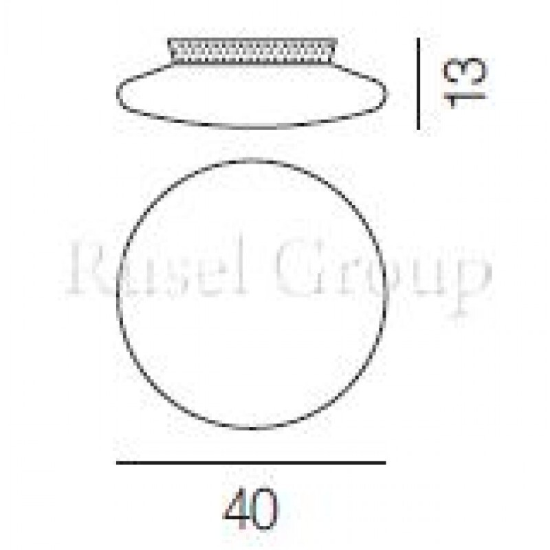 Потолочный светильник Vistosi MORIS PP 40 EL