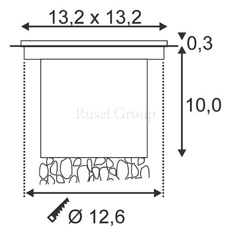 Уличный светильник SLV WETSY LED DISK 300 230174
