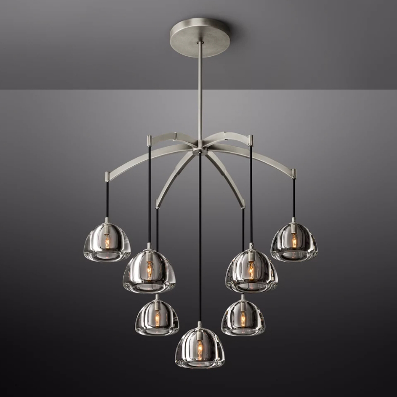 Подвесная люстра Future D92 Nickel by ImperiumLoft