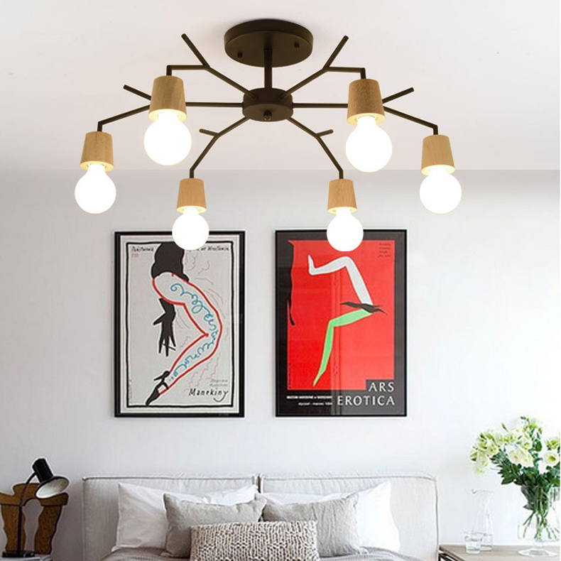 Люстра на штанге LES L5 White by ImperiumLoft