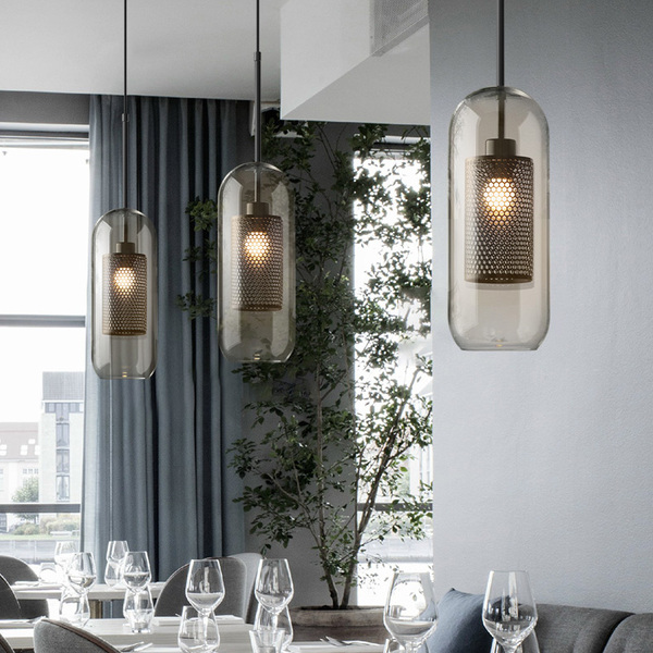 Подвесной Светильник Catch Amber Pear L D30 By Imperiumloft