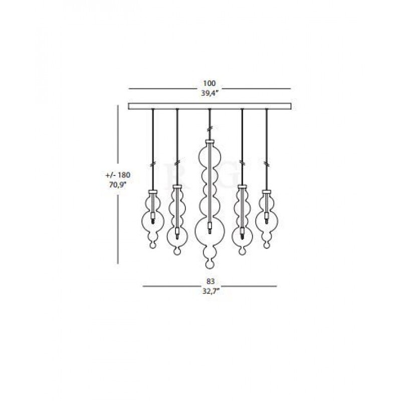 Подвесной светильник Evi Style (Morosini) San Marco SO 5B