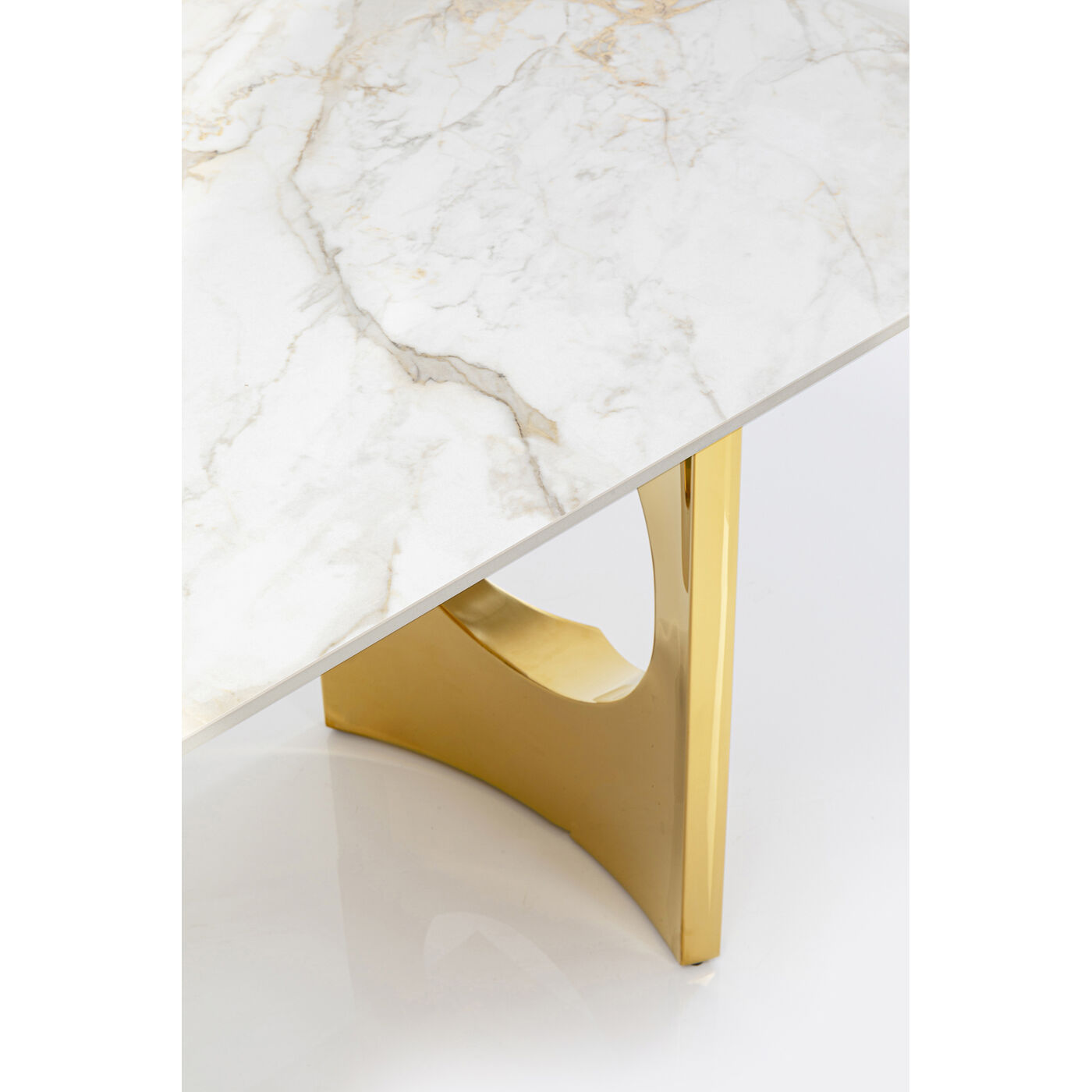 Стол обеденный Eternity Oho Gold Ceramic KARE 87335