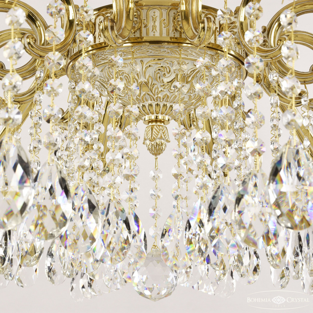 Люстра бронзовая с хрусталём 72402/12/300 A GW FA3B