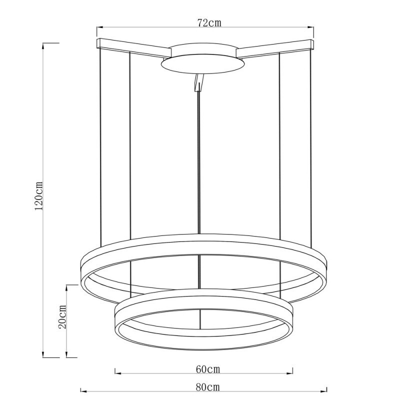 Подвесной светильник Arte Lamp A2504SP-2WH