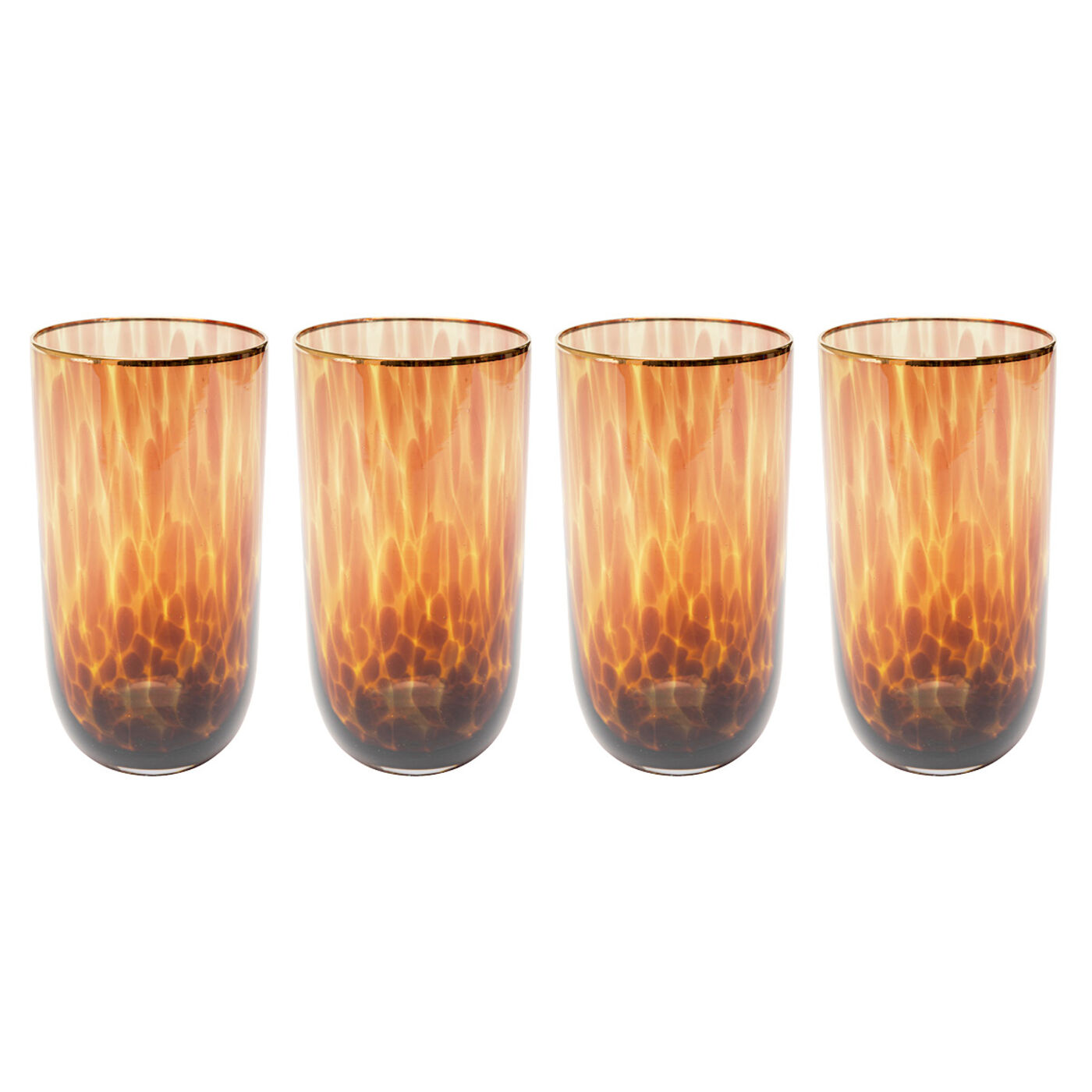 Стакан Caramel 16cm (4/part) KARE 47203
