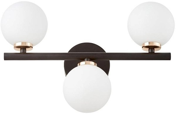 Бра Lumina Deco LDW 6033-3 BK+F.GD