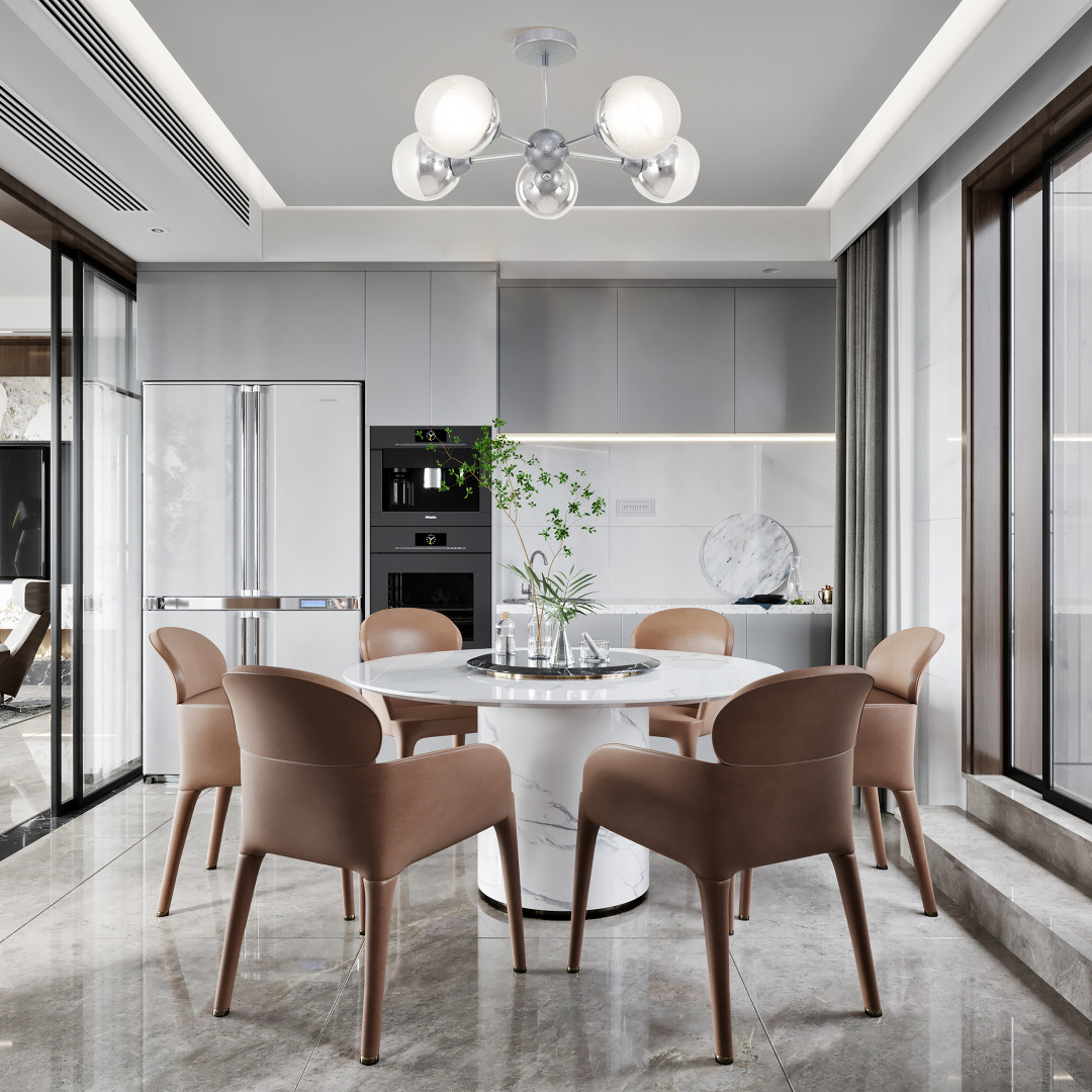 Люстра с плафонами 327007/5 CR Arte Milano