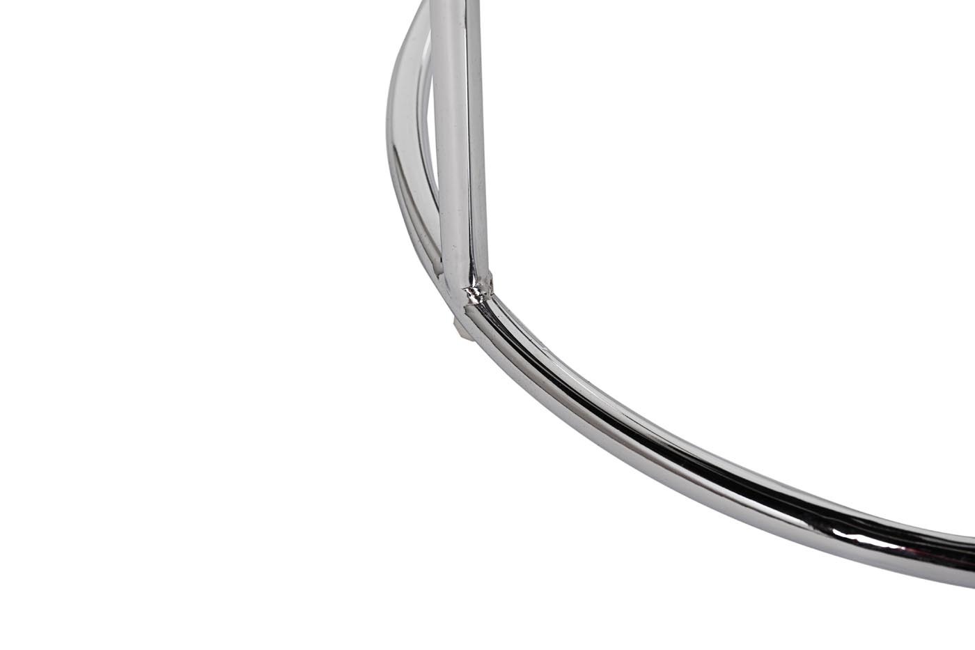 Пуф велюровый круглый розовый/хром Garda Decor GY-BEN8172-PK