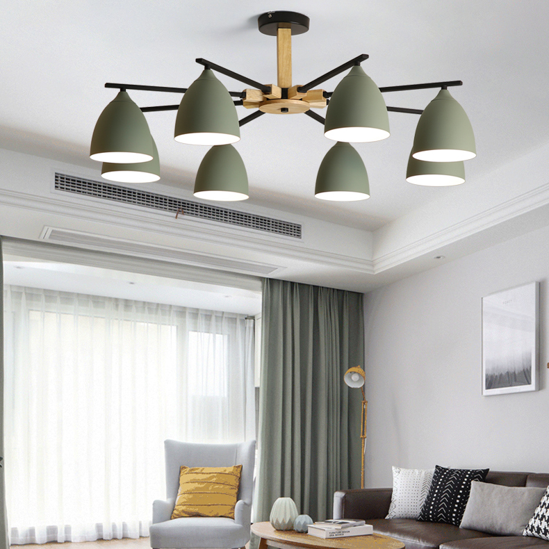 Потолочная люстра NOA 6 Gray by ImperiumLoft