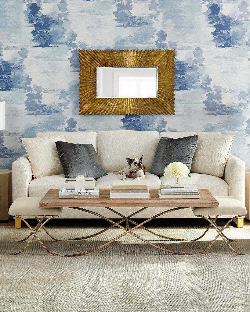 Зеркало в прямоугольной раме Майлз Louvre Home LHDWM4871GSTV